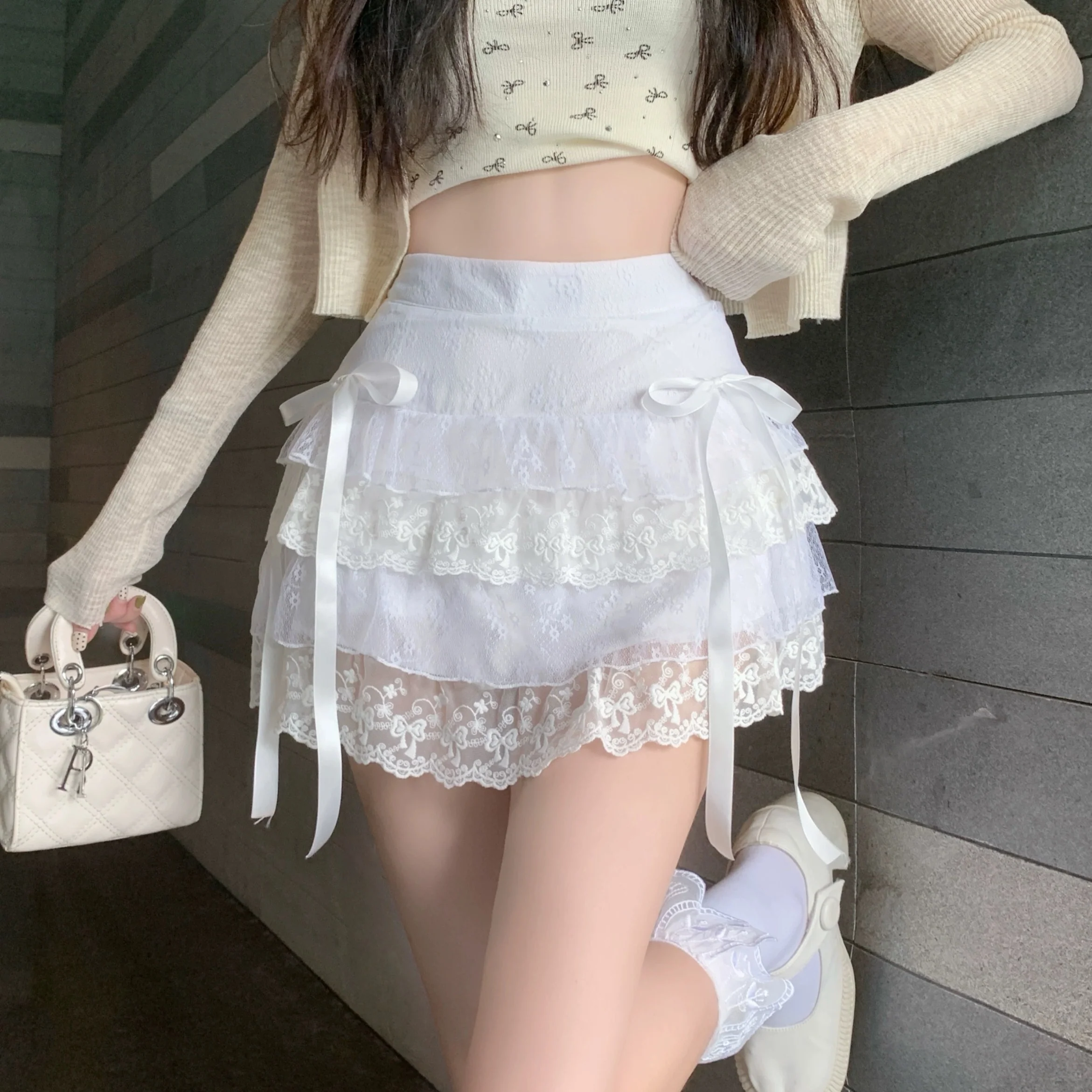 Lace cake skirt HA2493 - Image 3