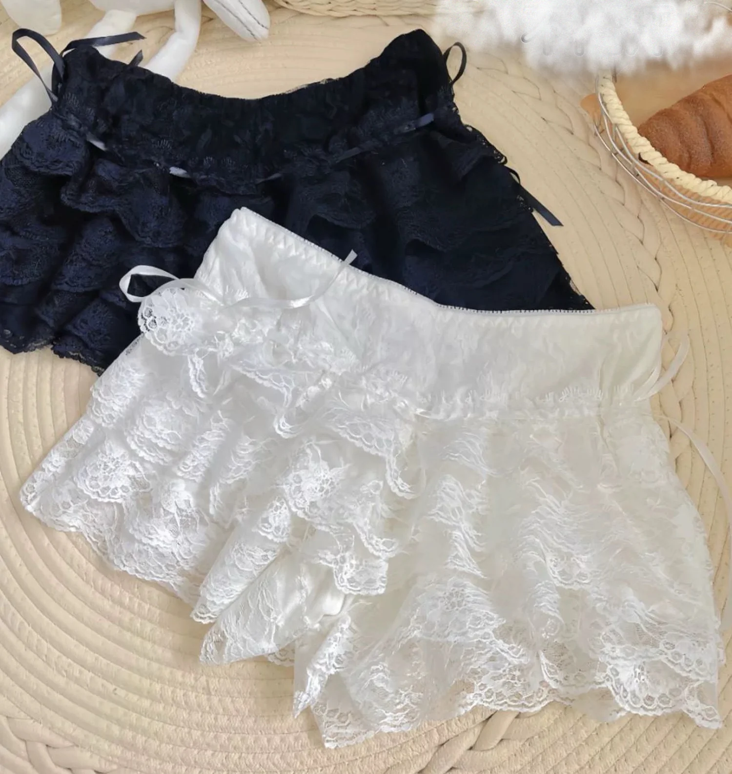 Lace Cake Skirt Shorts HA2627 - Image 7