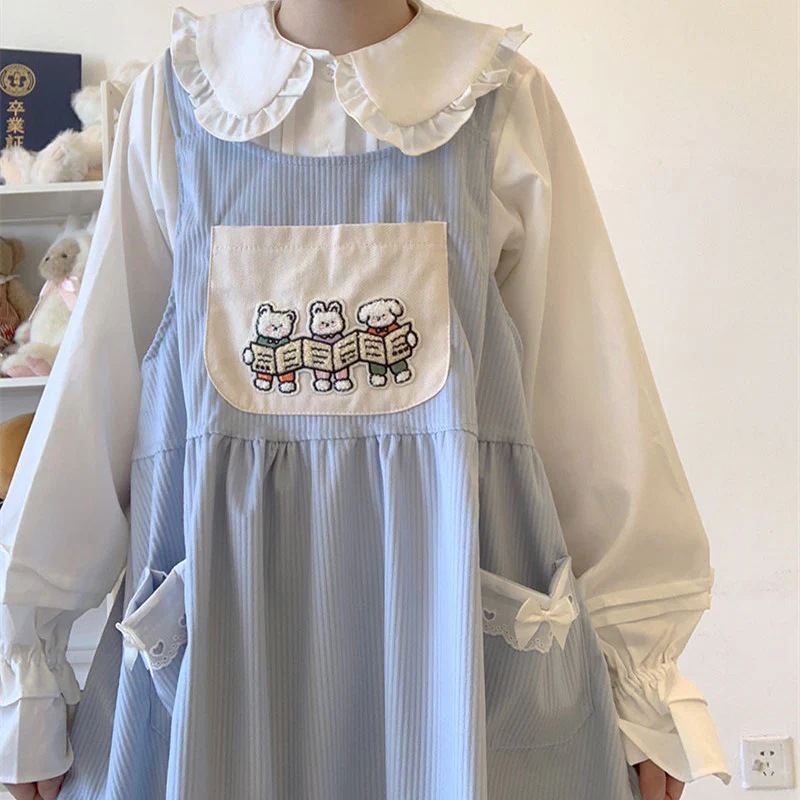 Lace cute doll skirt vest skirt   HA0829 - Image 3