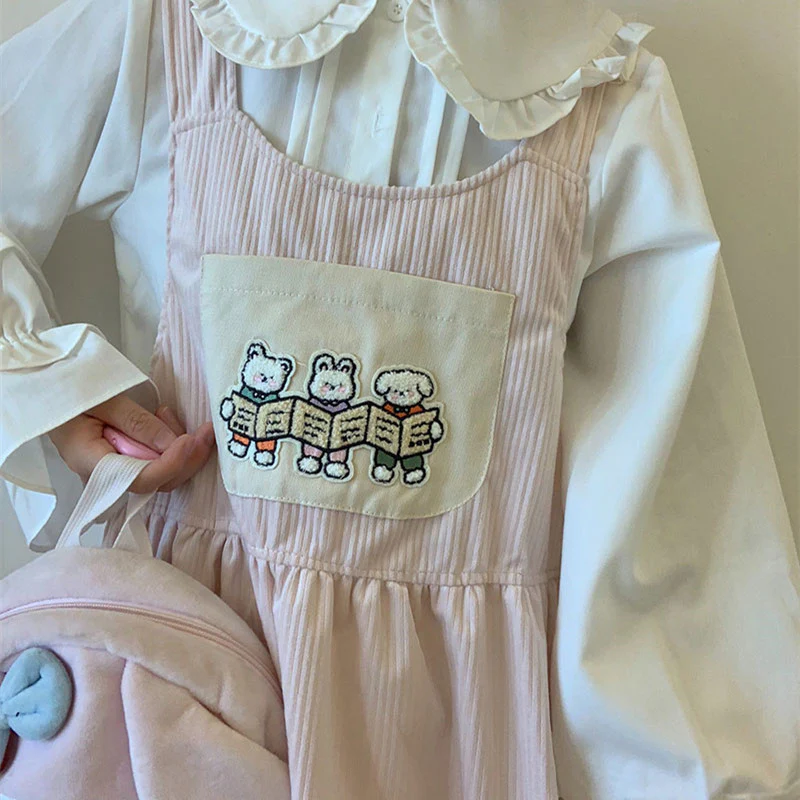 Lace cute doll skirt vest skirt   HA0829 - Image 4