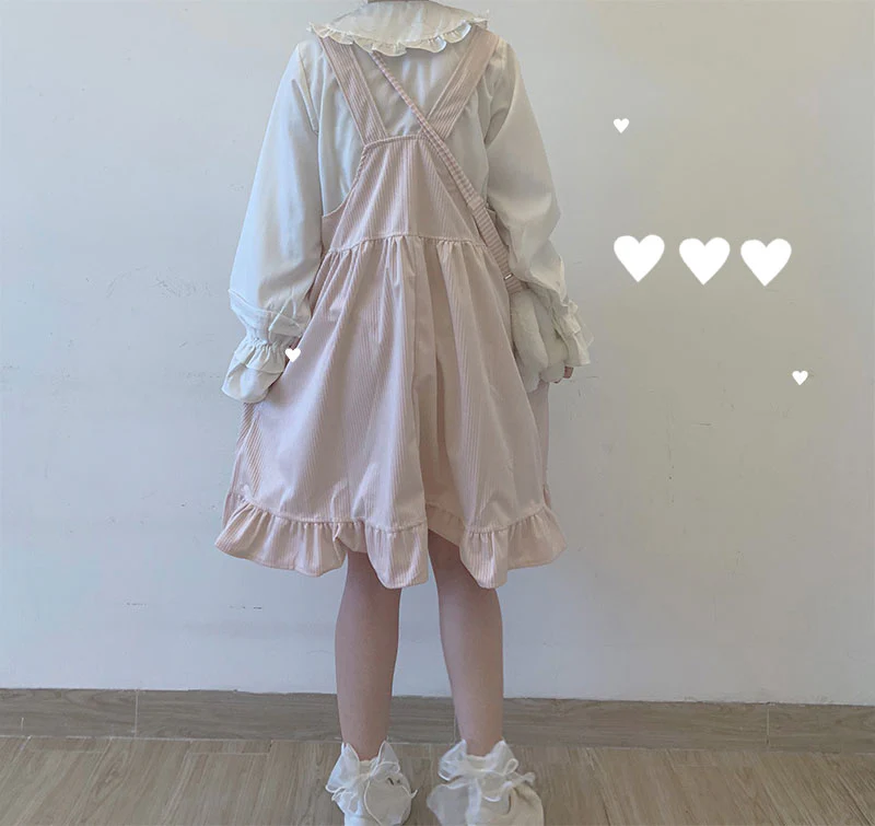 Lace cute doll skirt vest skirt   HA0829 - Image 5