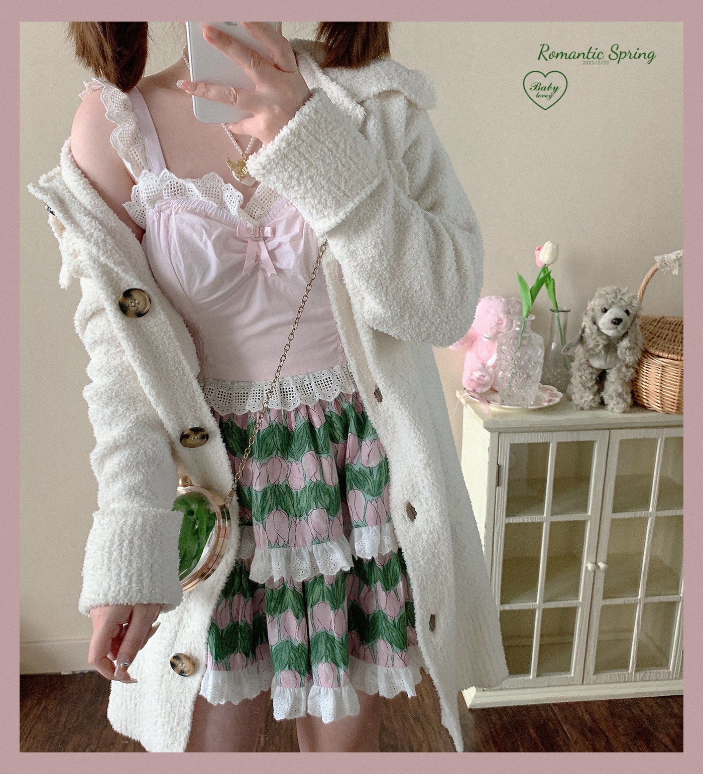 Lace Lace Light Pink Top HA0856 - Image 4
