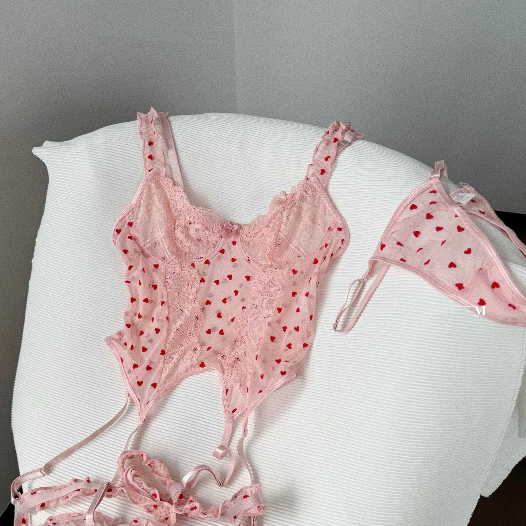 Lace love underwear set HA2825 - Image 4
