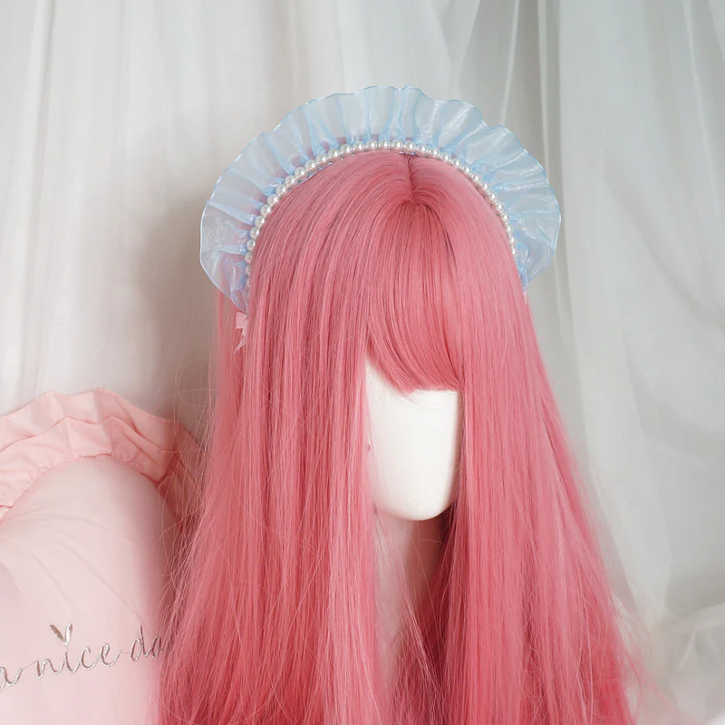 Lace Pearl Headband Headband    HA0483 - Image 3