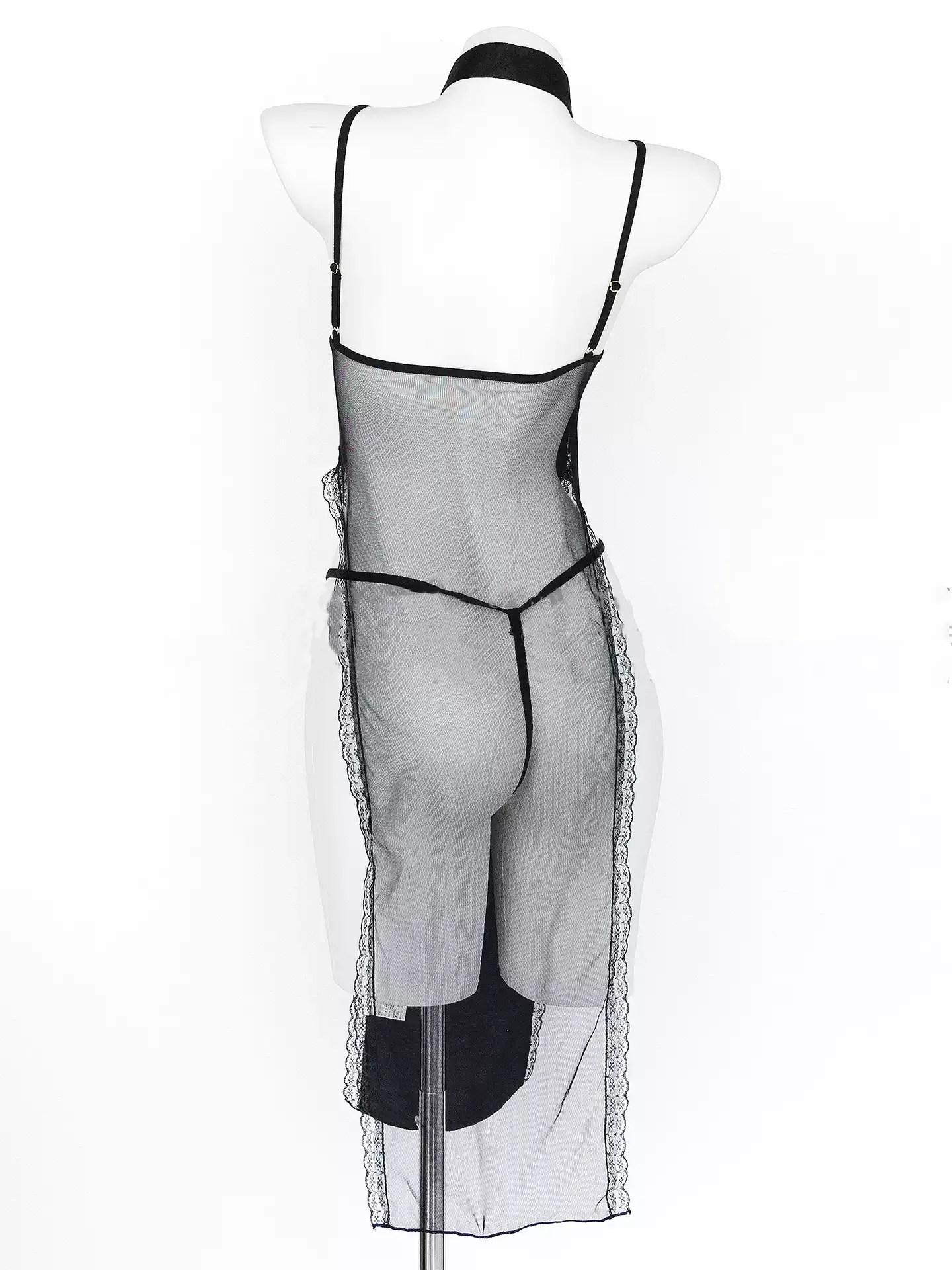 lace silk dress HA2960 - Image 5