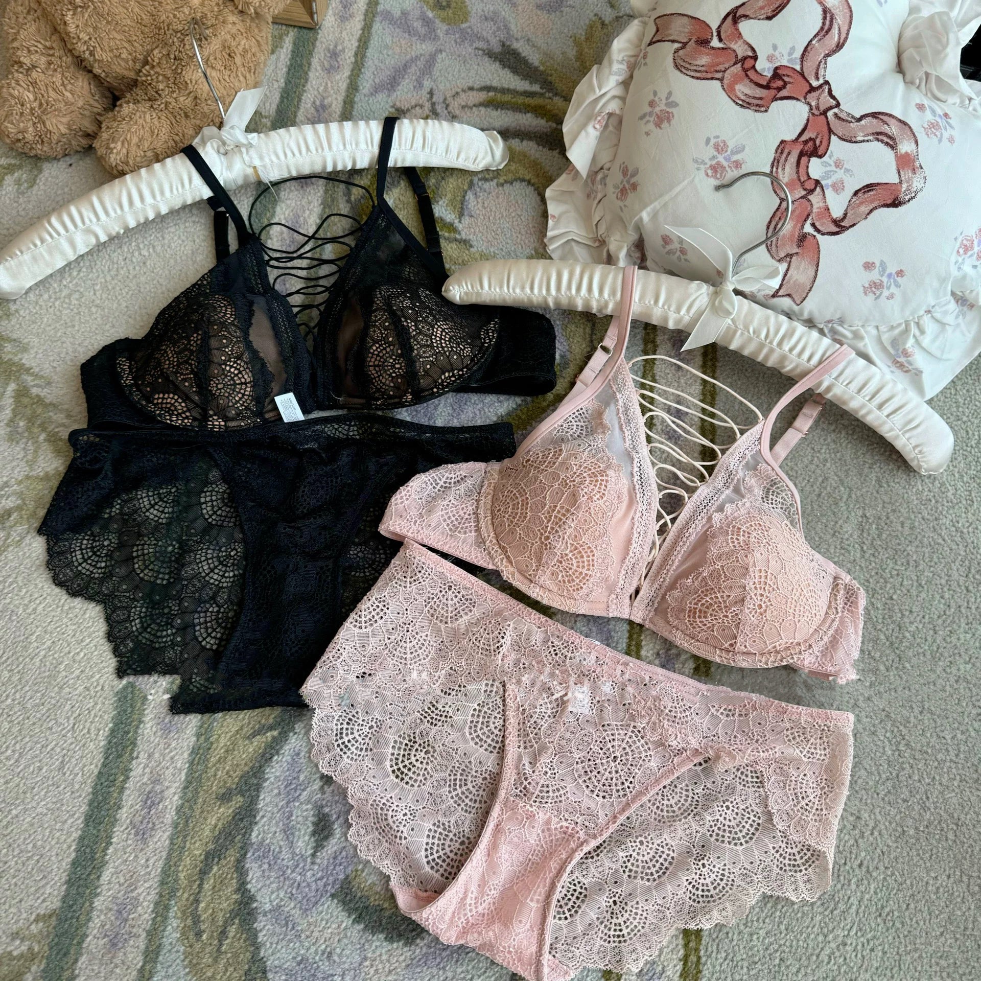 Lace strap bra set HA2685 - Image 5