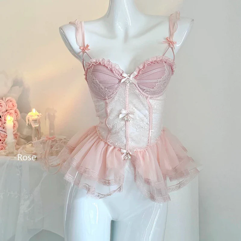 Lace suspender corset HA2858 - Image 4