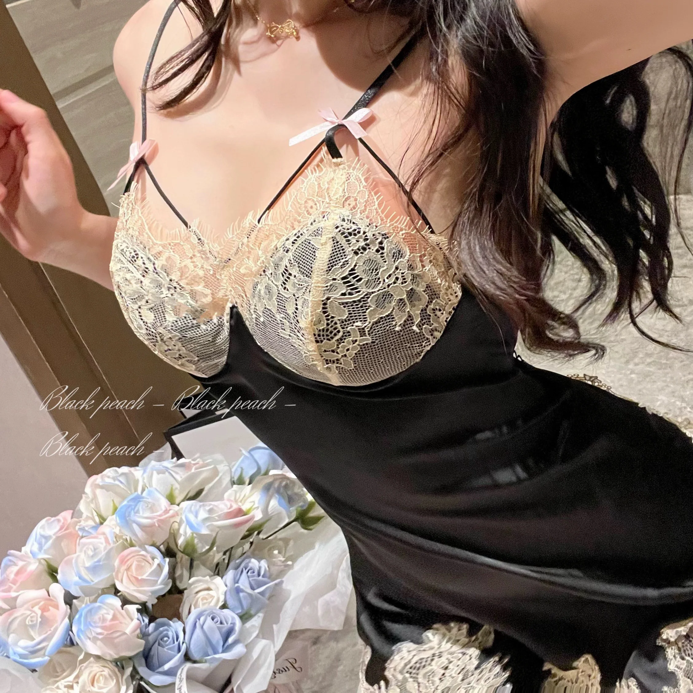 Lace suspender dress HA2574 - Image 2