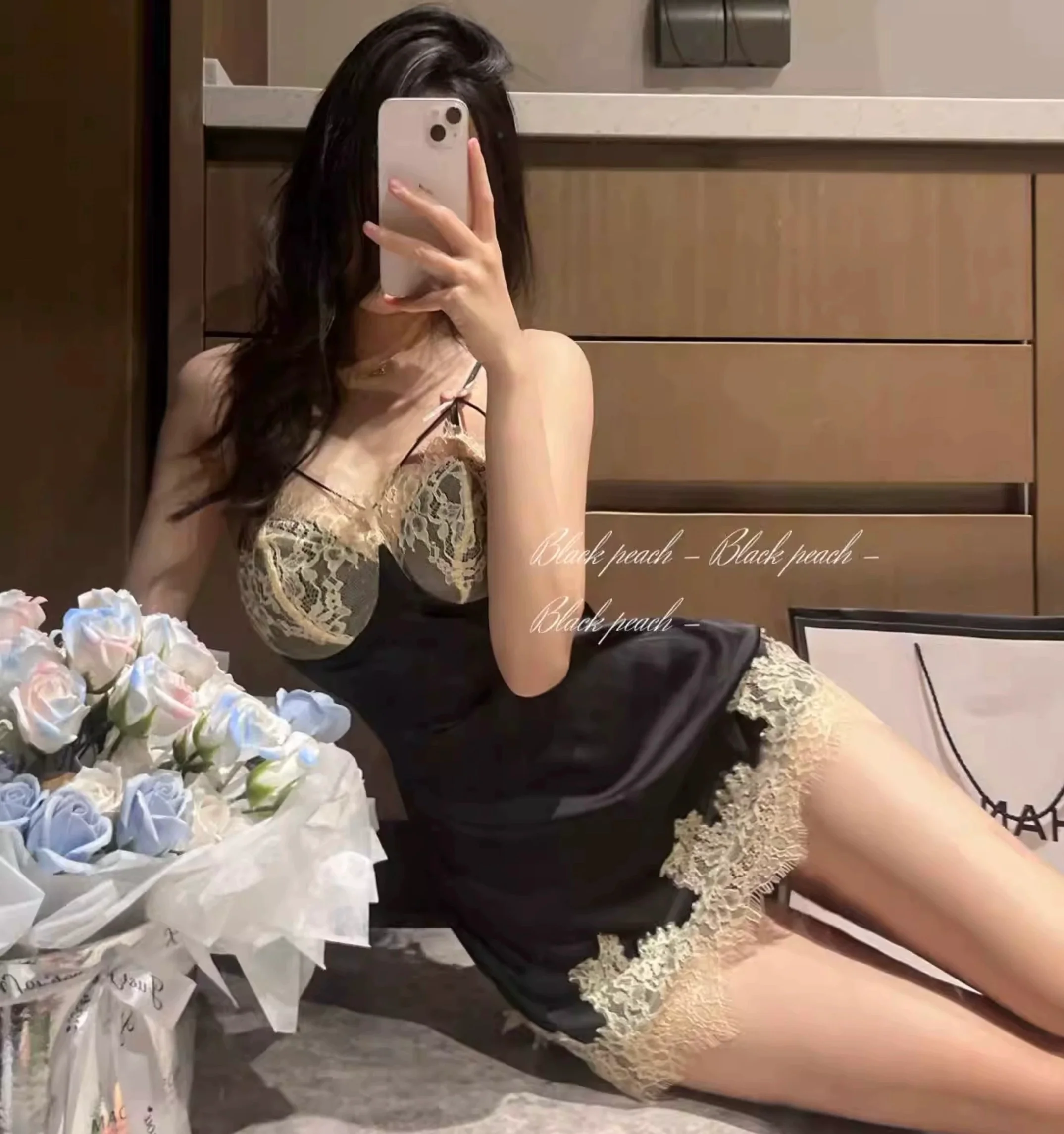 Lace suspender dress HA2574 - Image 6