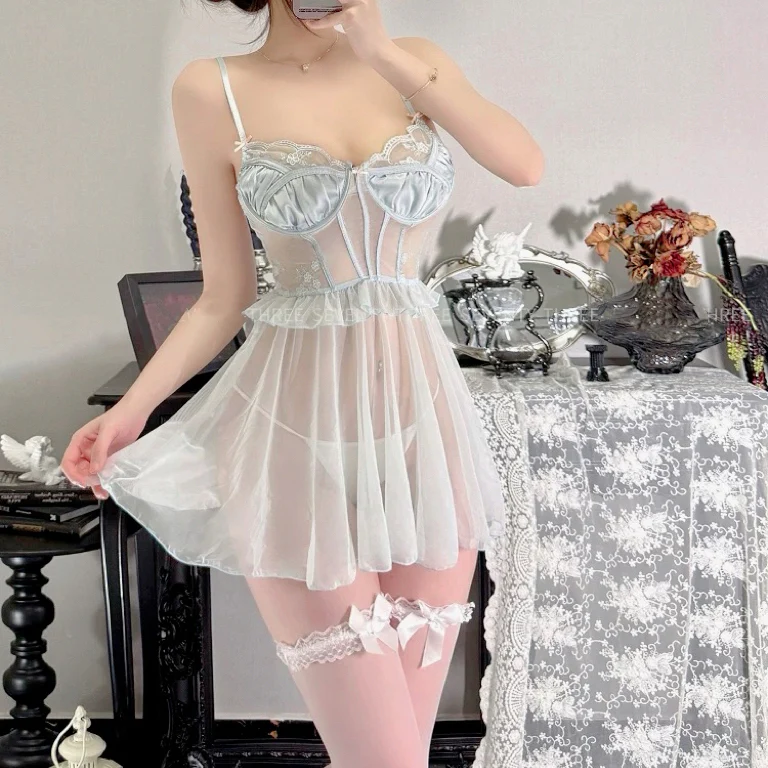 Lace suspender dress HA2877 - Image 2