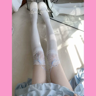 Lace Sweet Calf Socks   HA1861 - Image 6