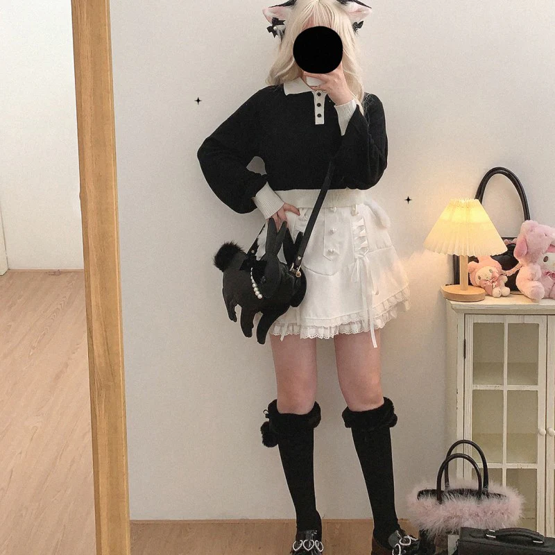 Lace Tie Heart Skirt  HA1268 - Image 5