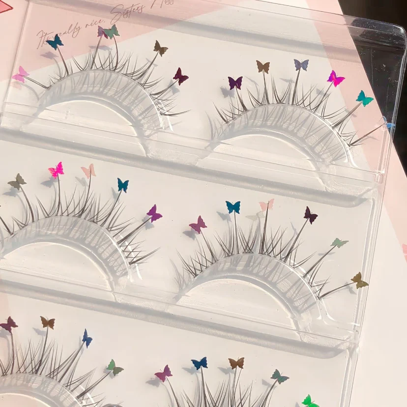 Laser butterfly false eyelashes   HA1878 - Image 2
