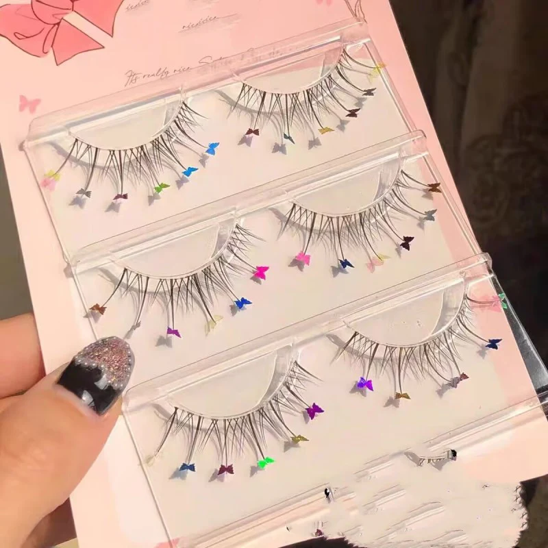 Laser butterfly false eyelashes   HA1878 - Image 6