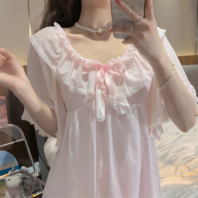Lce Silk Short Sleeve Shorts Home Set HA0427 - Image 4