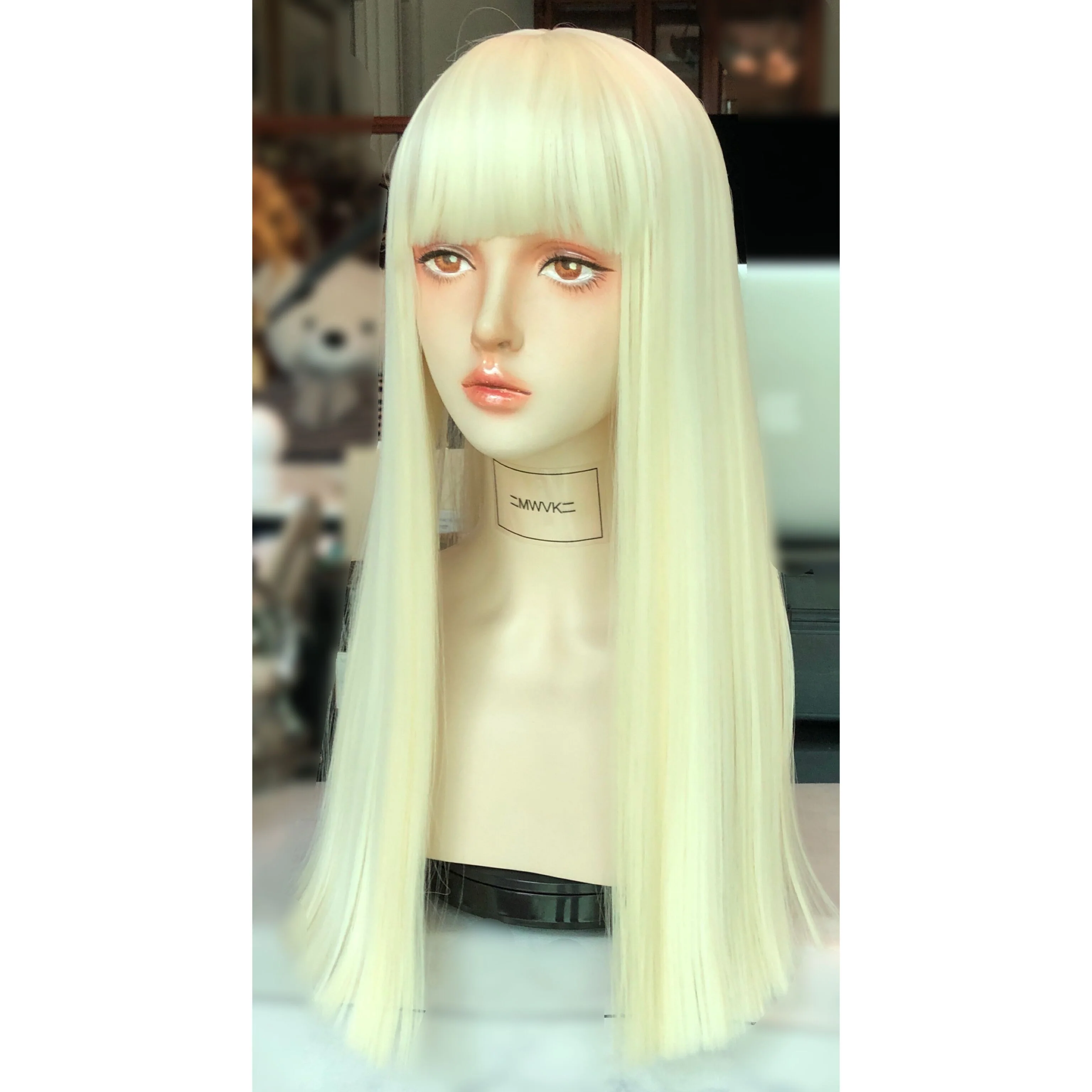 Light blonde long straight hair HA1318 - Image 5