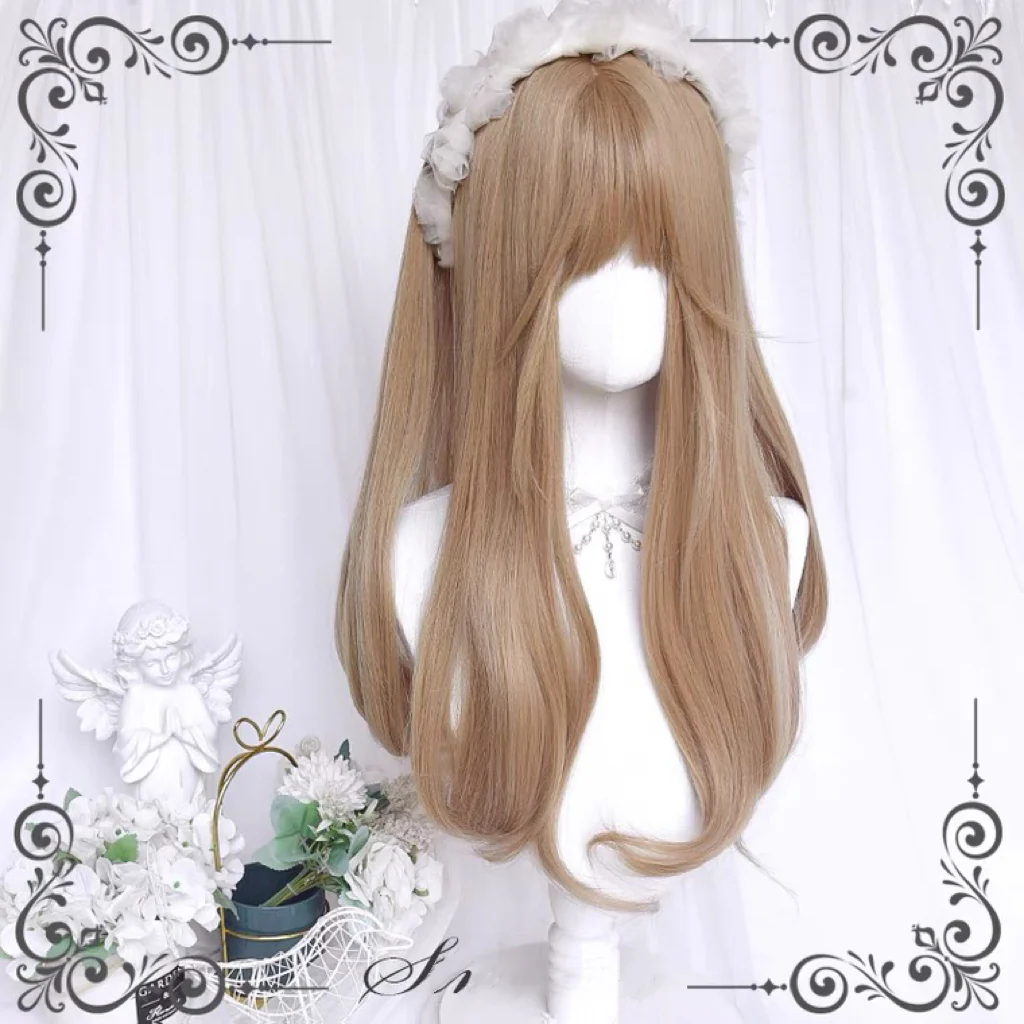 Linen Blonde Slightly Curly Wig HA1064 - Image 2