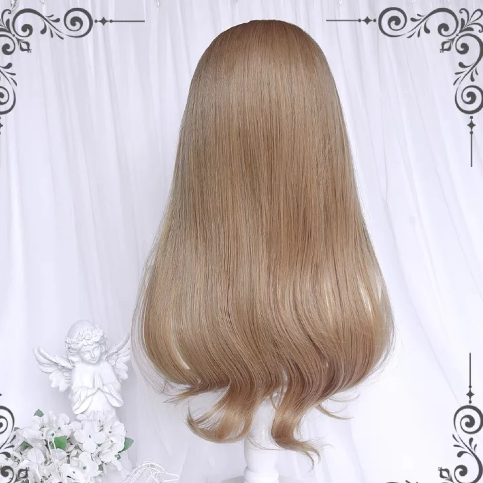 Linen Blonde Slightly Curly Wig HA1064 - Image 3