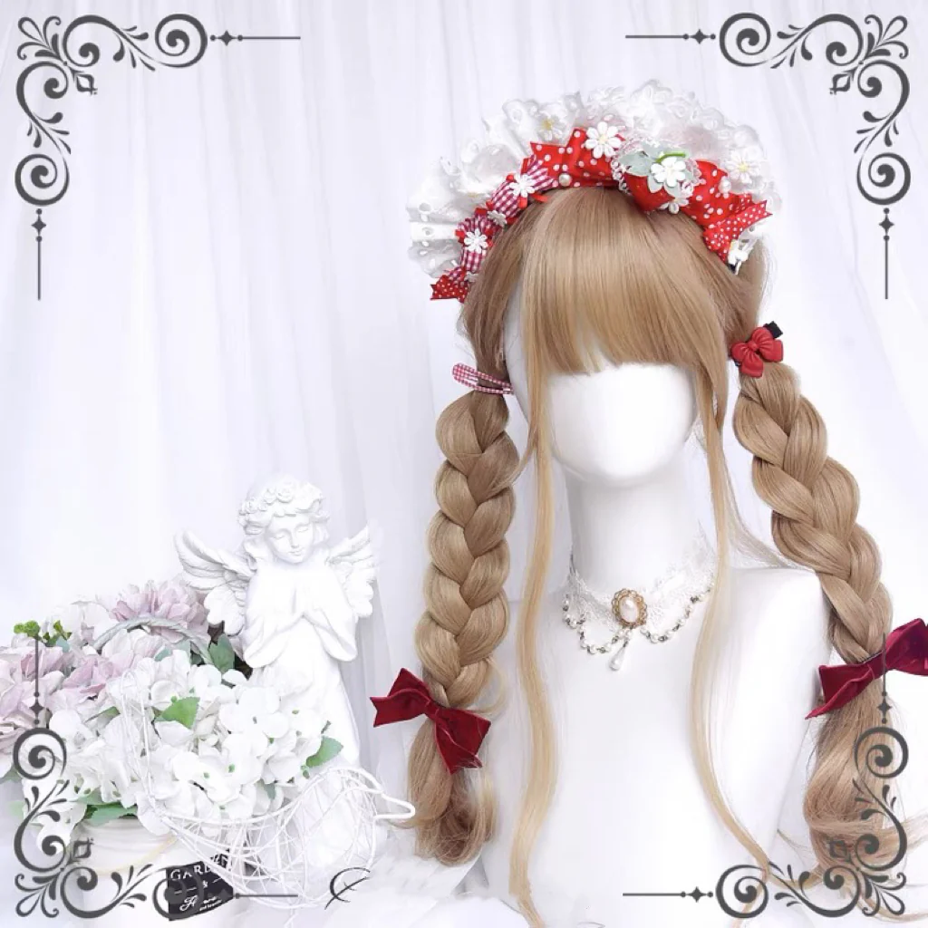 Linen Blonde Slightly Curly Wig HA1064 - Image 4