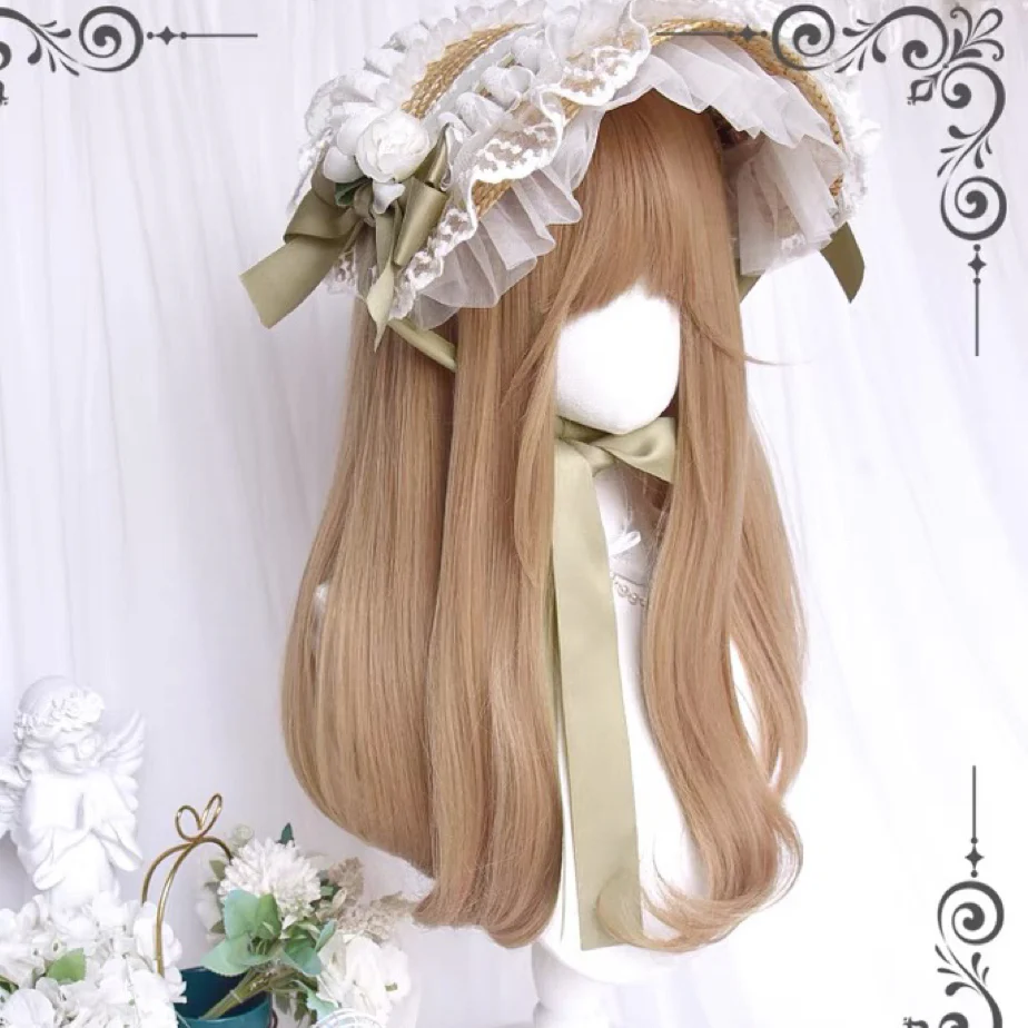 Linen Blonde Slightly Curly Wig HA1064 - Image 5