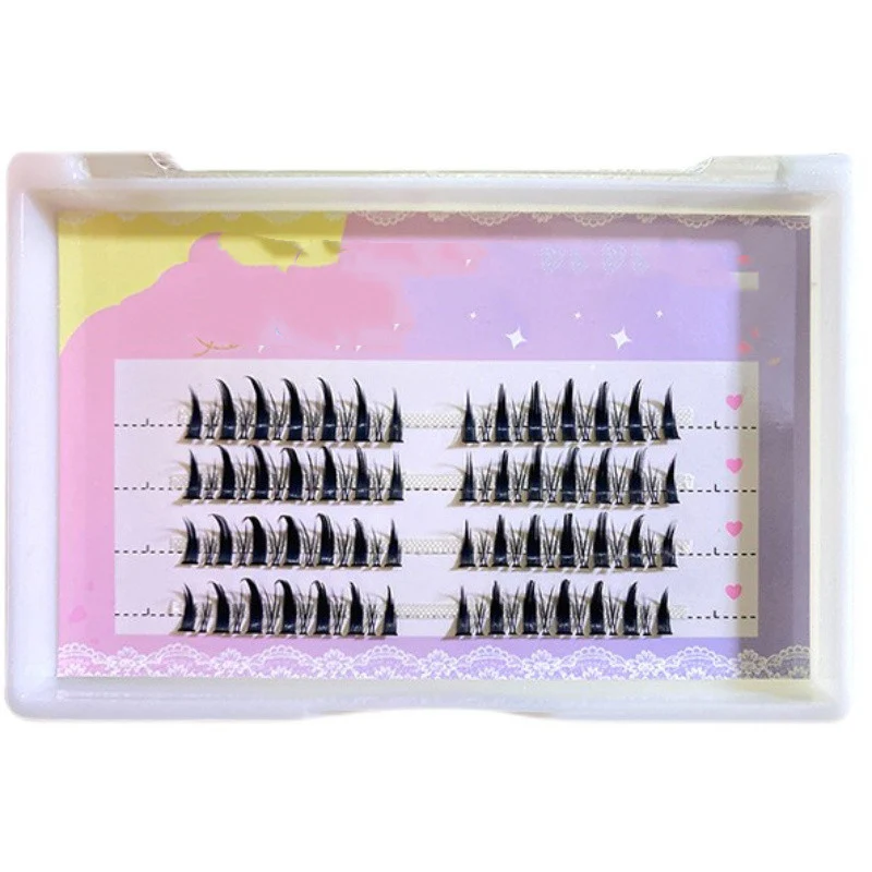 Little devil segmented false eyelashes    HA0652 - Image 4
