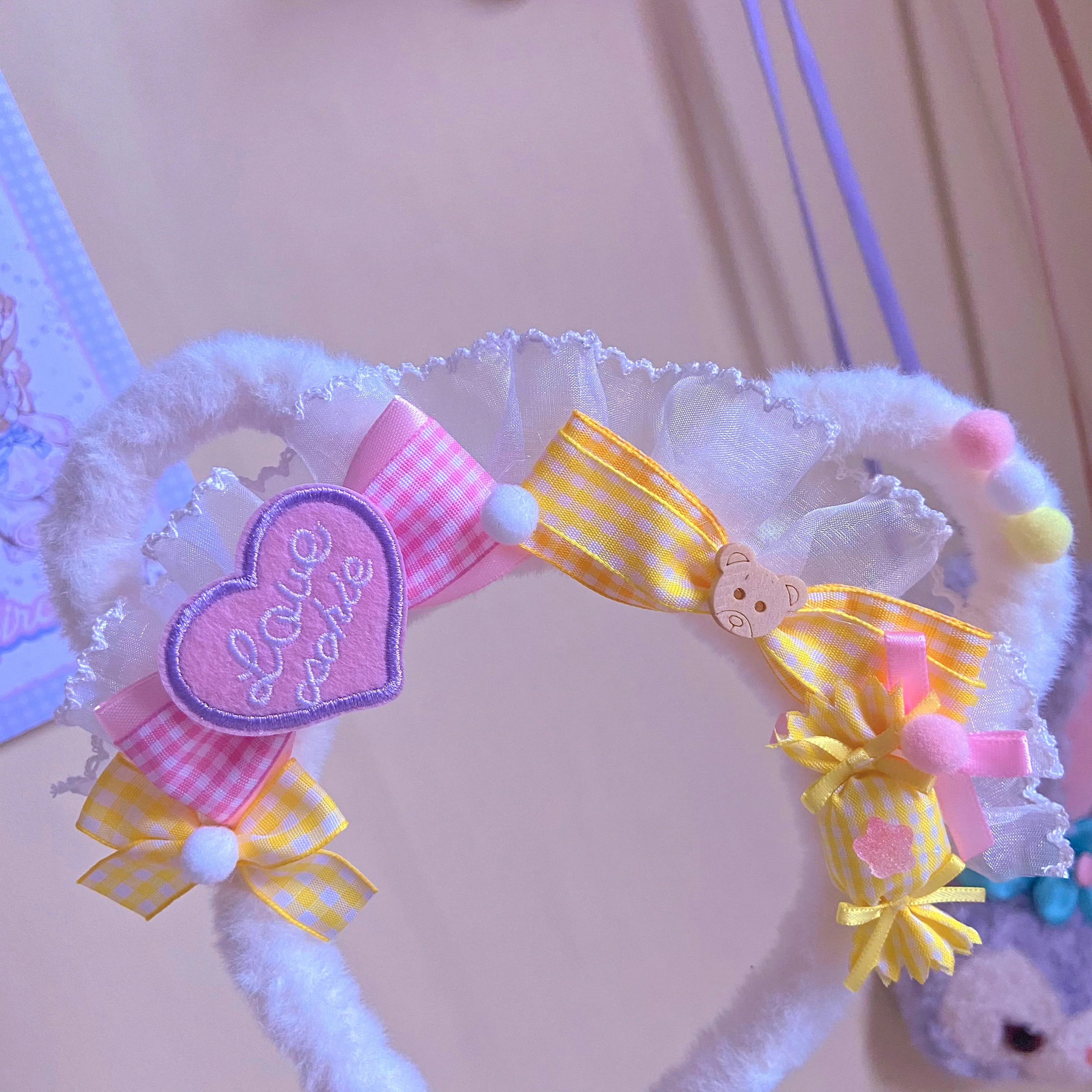 Lolita bear ear sweet hair band   HA0762 - Image 3