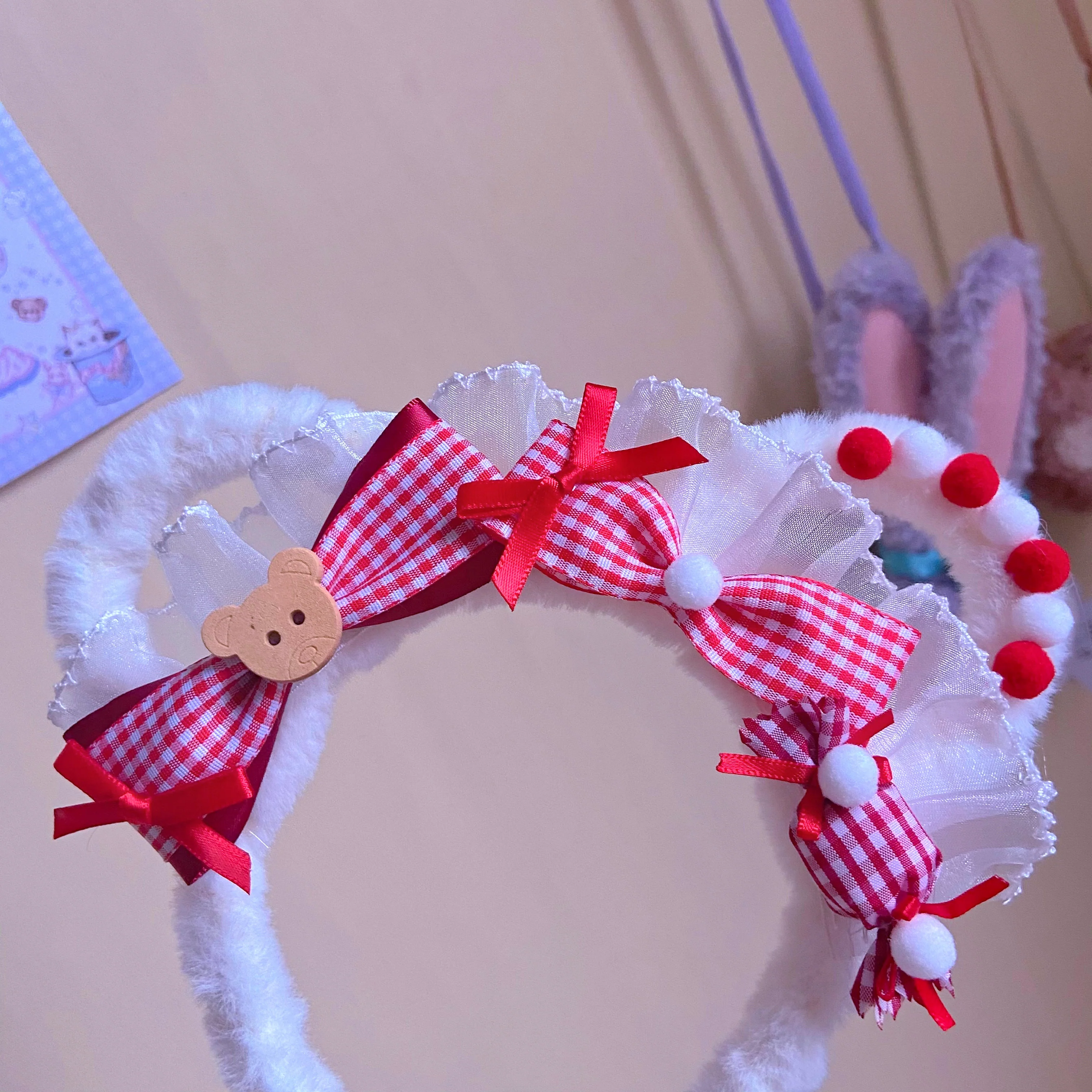 Lolita bear ear sweet hair band   HA0762 - Image 4