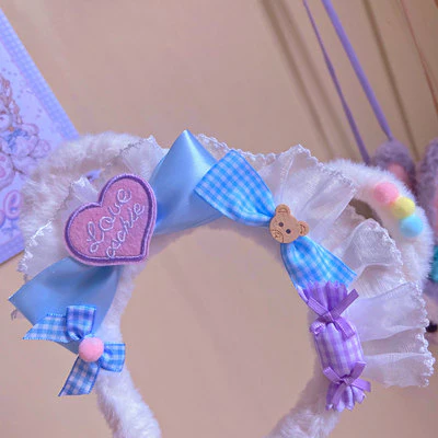 Lolita bear ear sweet hair band   HA0762 - Image 5