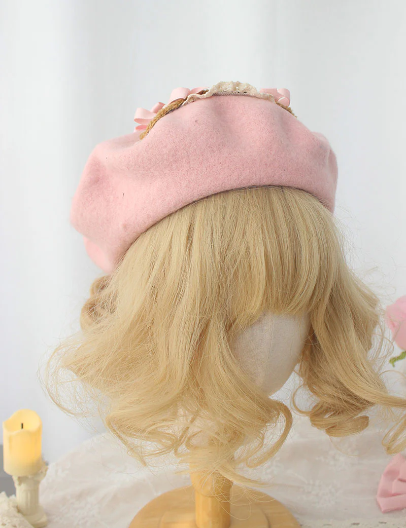 cute bear beret HA1056 - Image 3