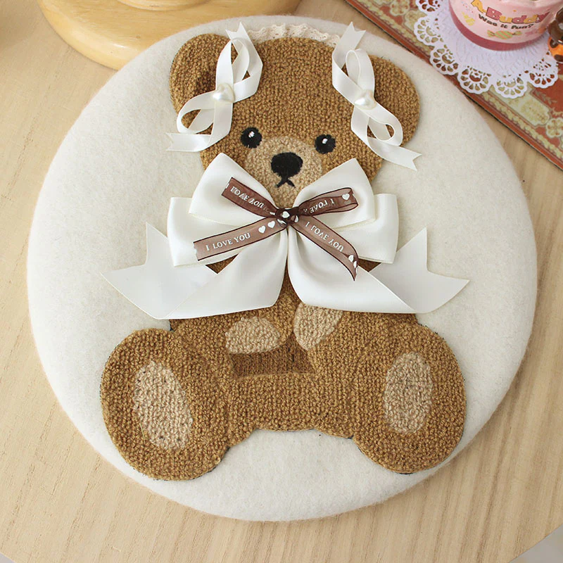 cute bear beret HA1056 - Image 5