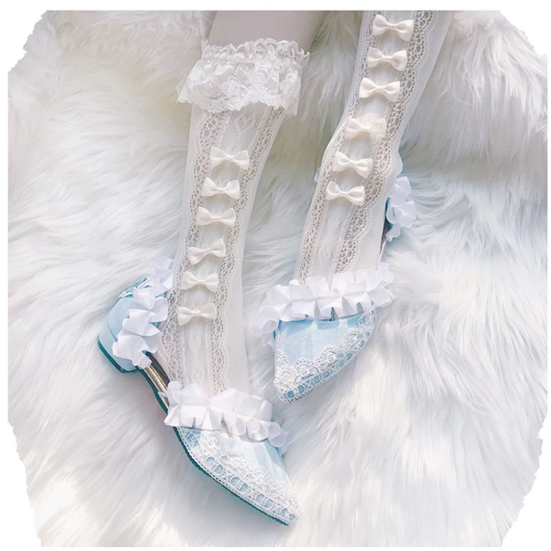 Lolita bow socks HA1536 - Image 2