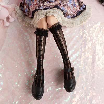 Lolita bow socks HA1536 - Image 8