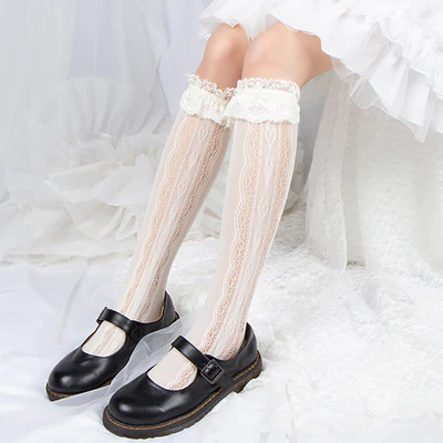 Lolita bow socks HA1536 - Image 9