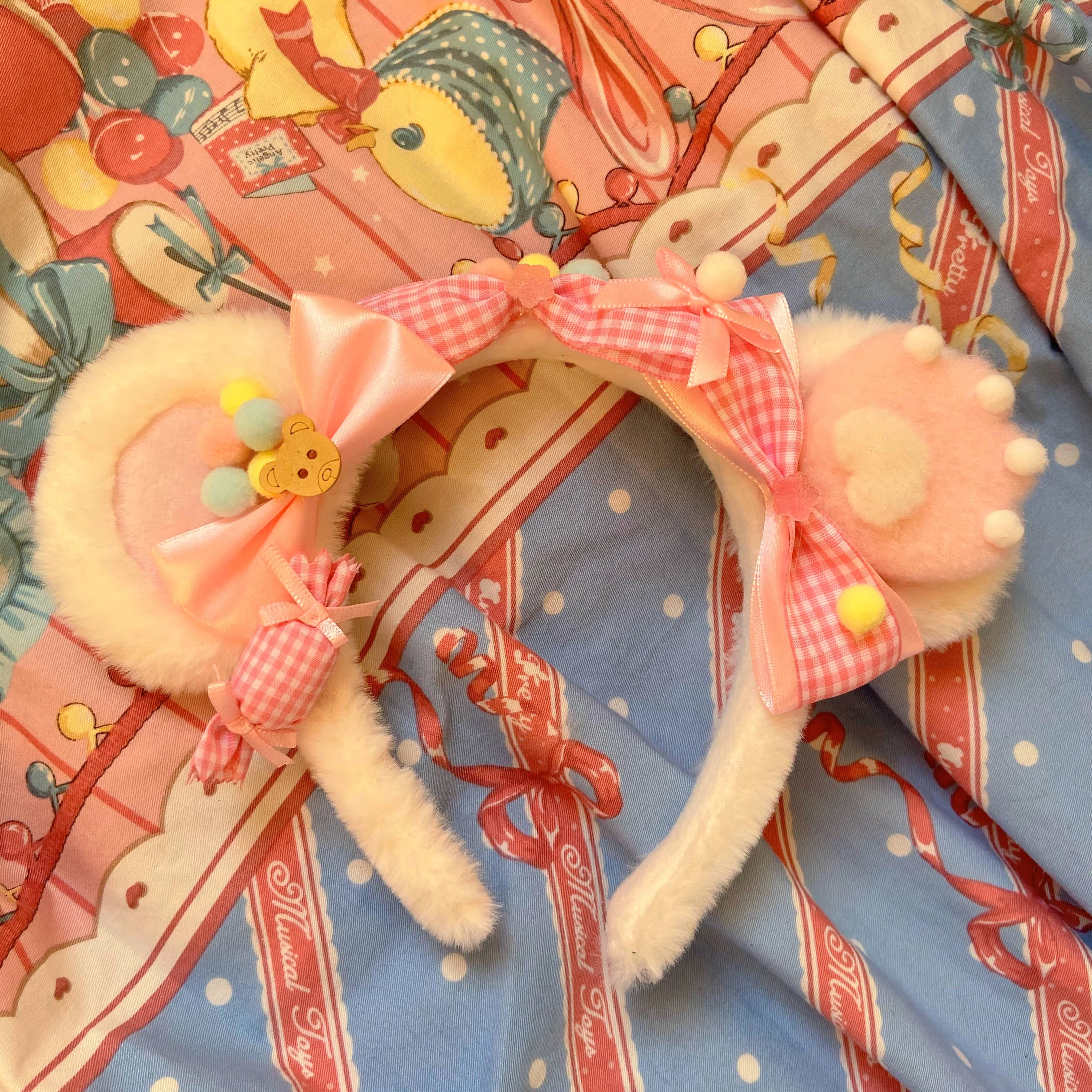 Lolita cute sweet plush headband    HA0770 - Image 3