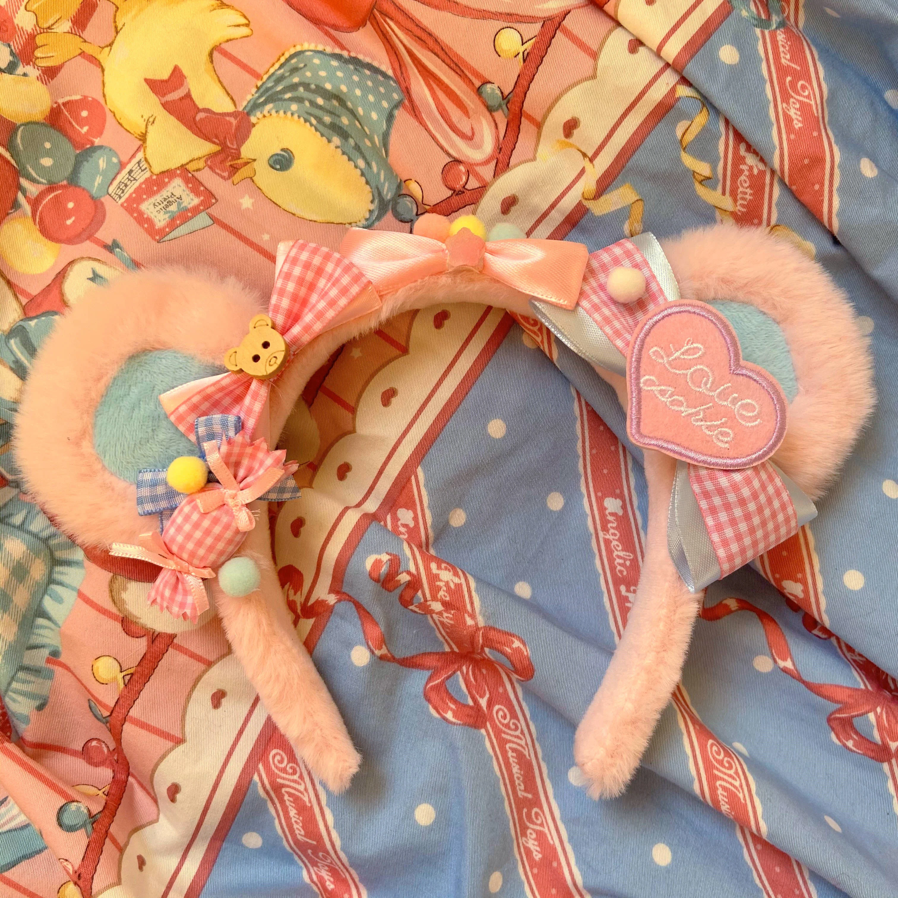 Lolita cute sweet plush headband    HA0770 - Image 4