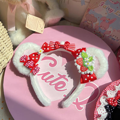 Lolita cute sweet plush headband    HA0770 - Image 8