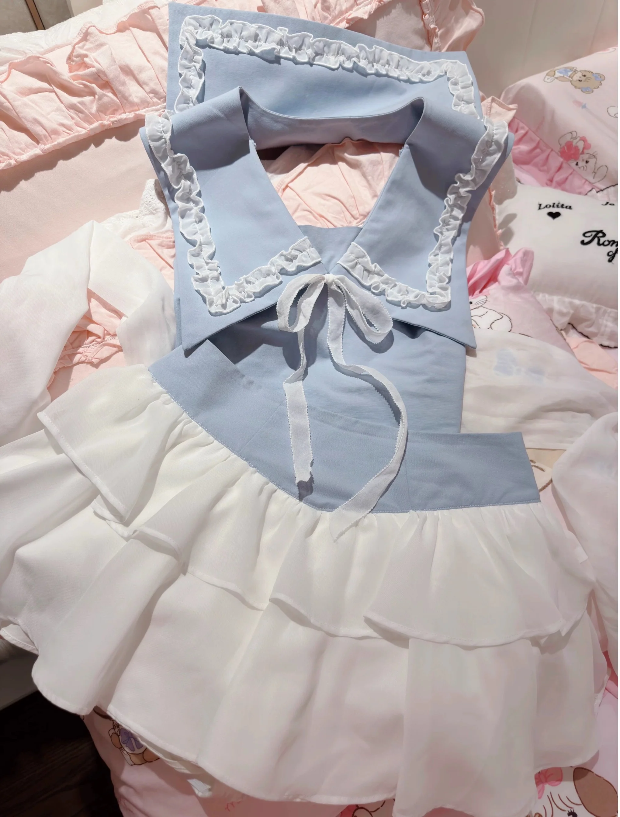 Lolita girl navy style suit HA2473 - Image 5