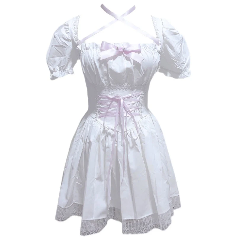 Lolita little white dress HA0987 - Image 5