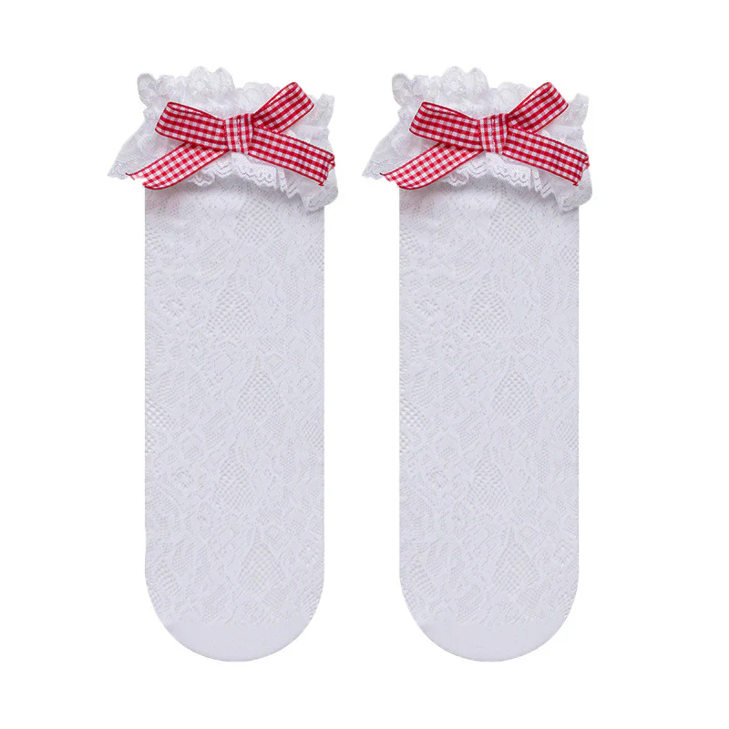 Lolita mid tube bow socks  HA0689 - Image 5