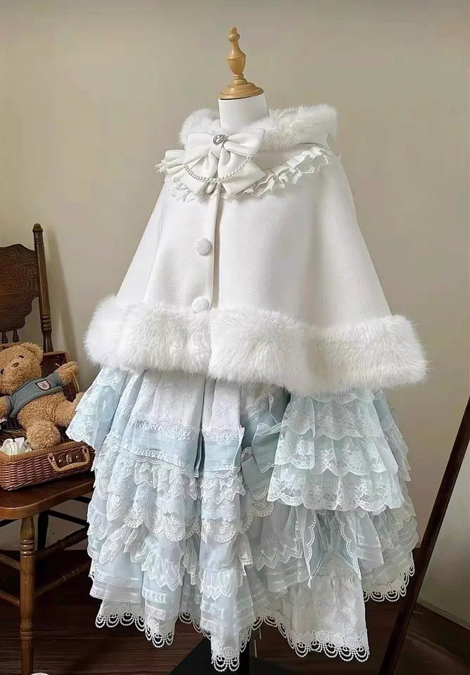 Lolita plush cloak HA29742 - Image 3