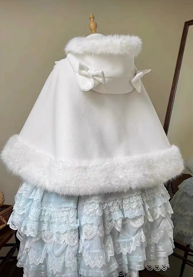 Lolita plush cloak HA29742 - Image 7