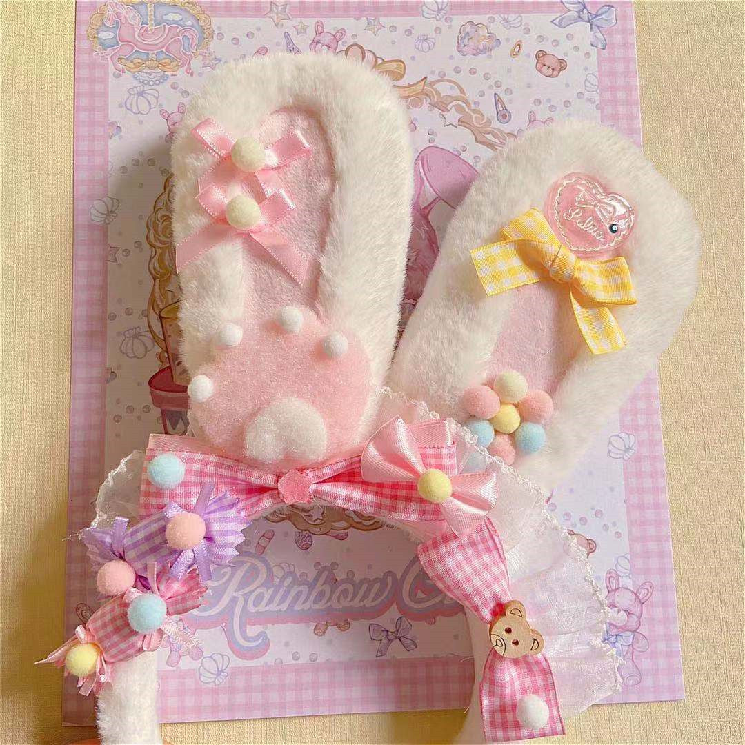 Lolita rabbit ears sweet hair band    HA0752 - Image 3