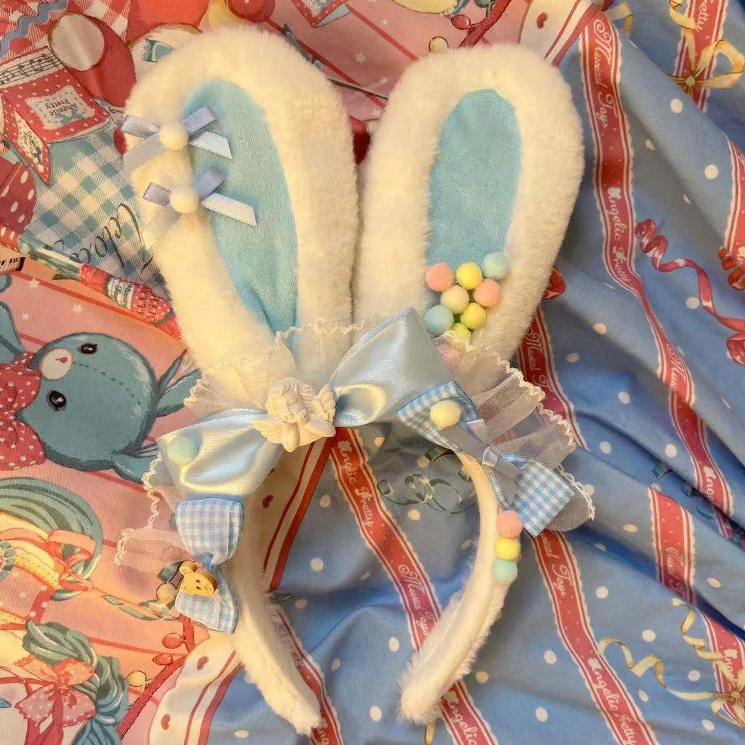Lolita rabbit ears sweet hair band    HA0752 - Image 4