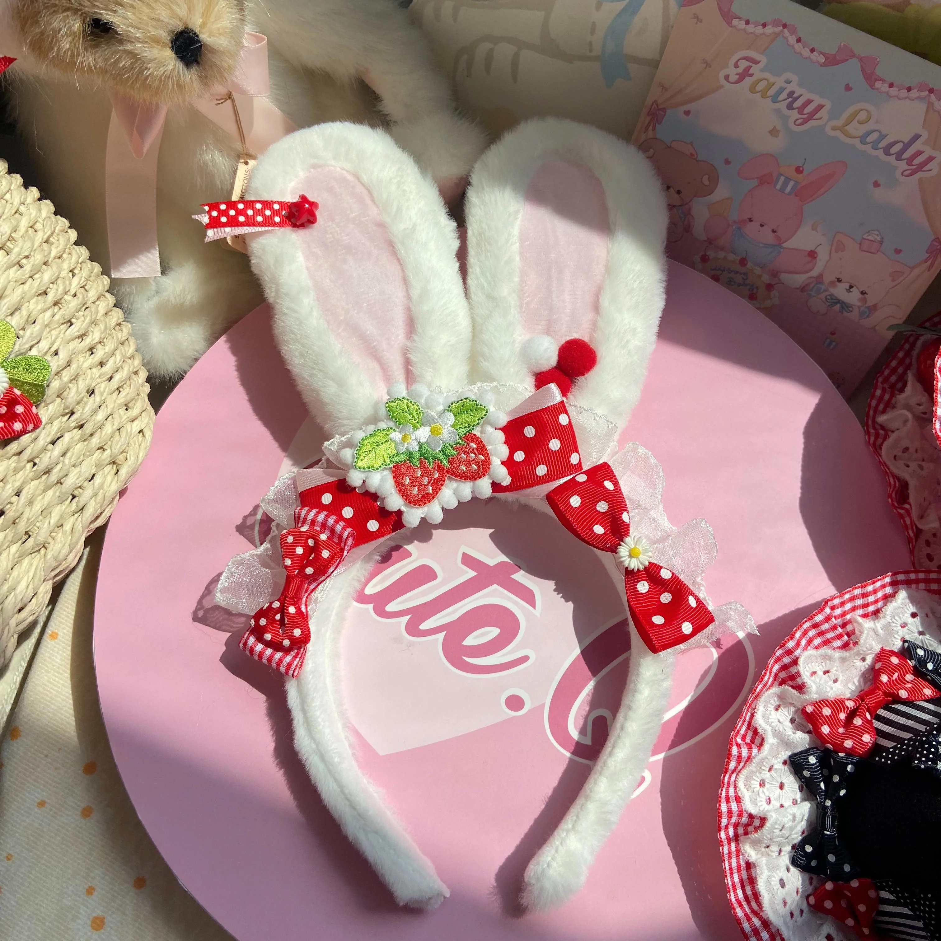 Lolita rabbit ears sweet hair band    HA0752 - Image 5