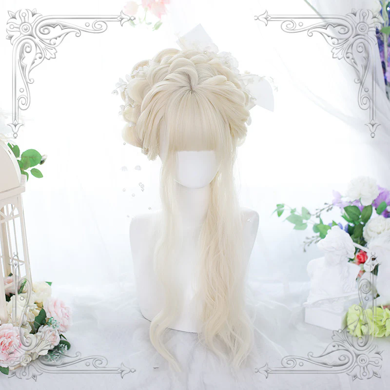 Lolita "Xiahe · Chunmu" natural water ripple curly hair   HA1087 - Image 5
