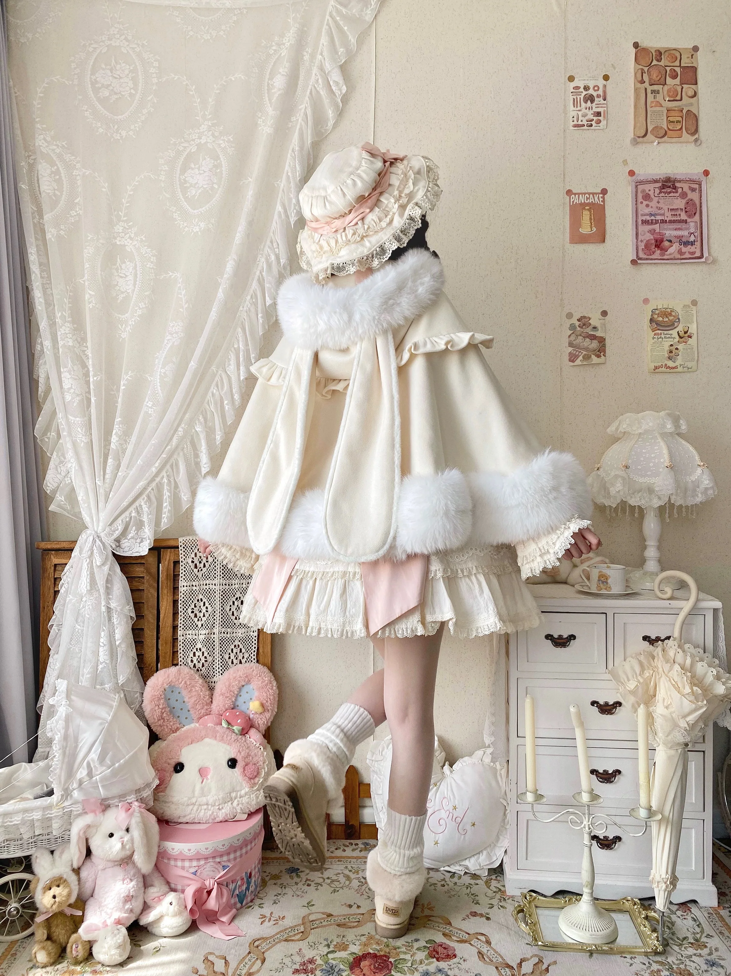 Lop-Eared Lolita Cape Coat HA29726 - Image 11