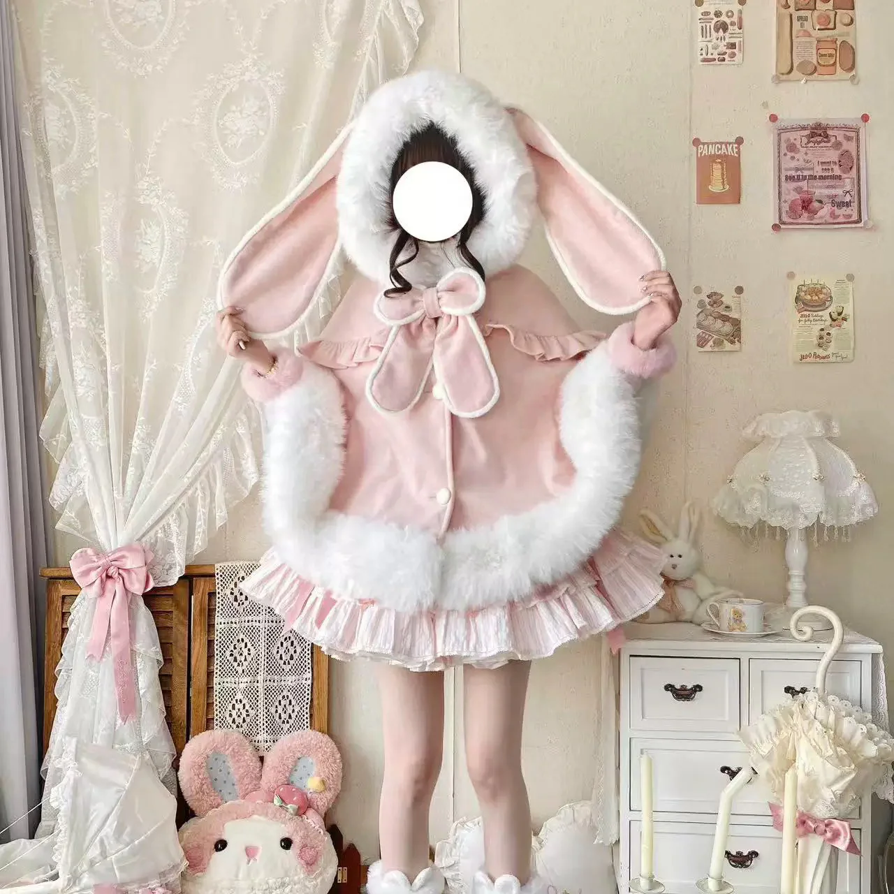 Lop-Eared Lolita Cape Coat HA29726 - Image 5
