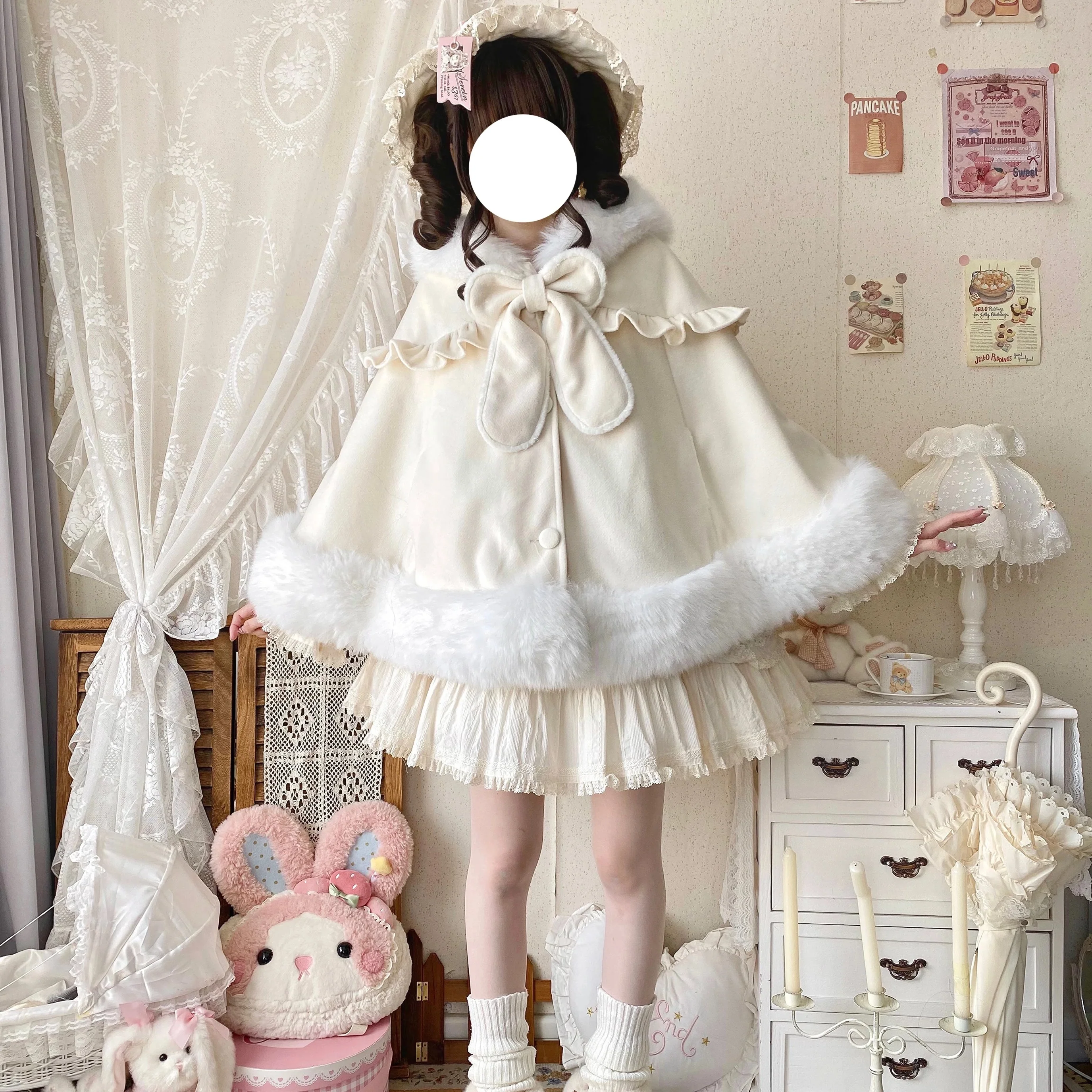 Lop-Eared Lolita Cape Coat HA29726 - Image 8