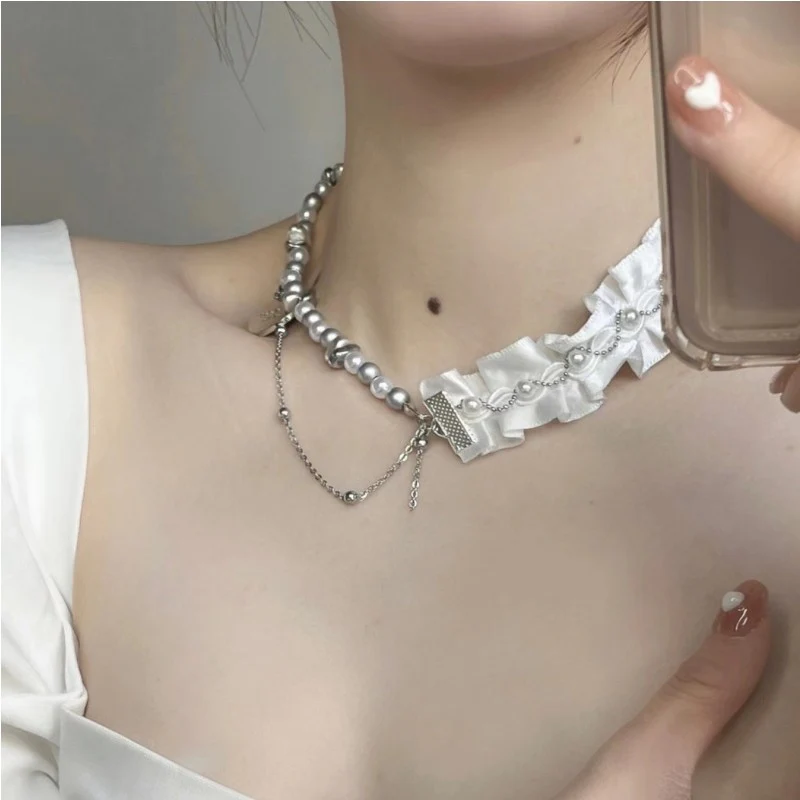 Love clavicle chain  HA1653 - Image 5