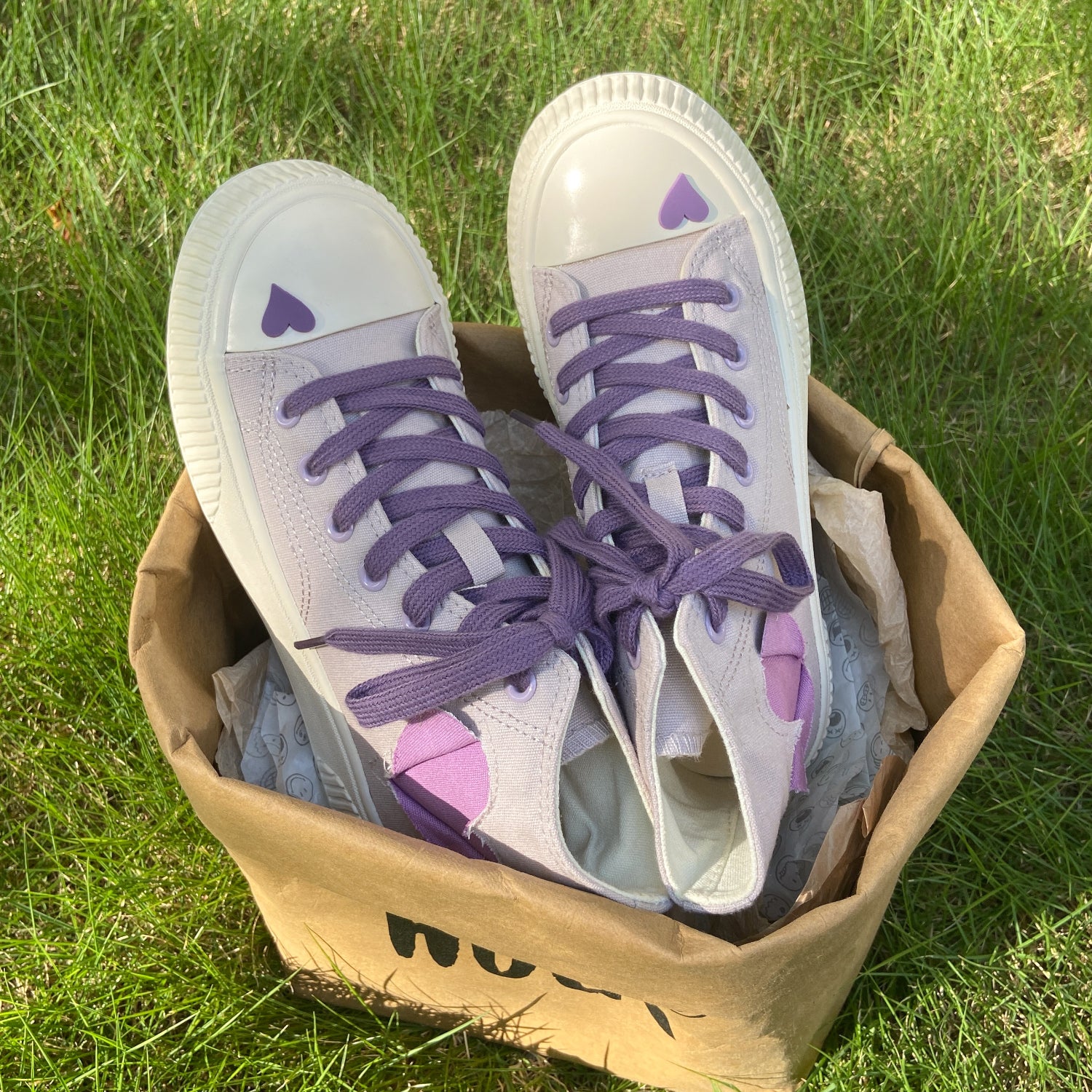 Love high-top canvas shoes HA0912 - Image 2